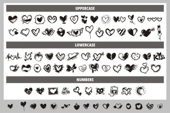 Creative Heart Font - Preview 1