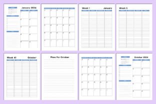 Editable Real Estate 2024 Planner Canva Graphic by Shumaya · Creative ...