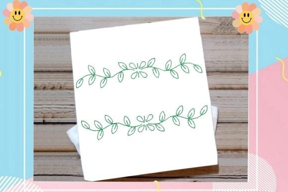 Exquisite Tree Leaf Border