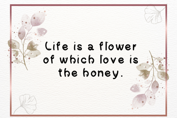 Floral Font - Preview 1