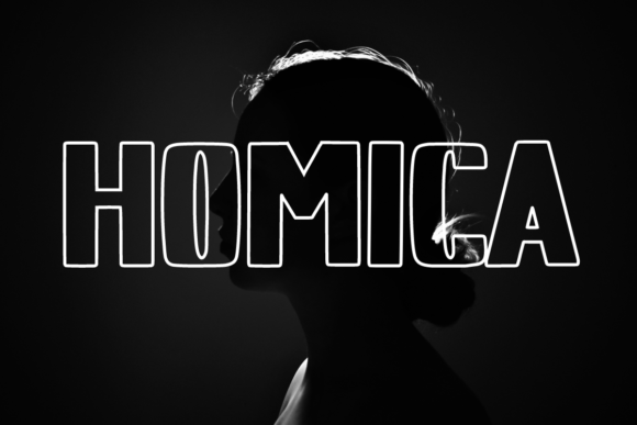 Homica Font PNG with transparent background - Preview 1