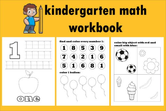 Kindergarten Math Workbook_ Tracing Book