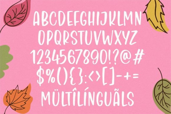 Maple Glaze Font PNG with transparent background - Preview 5