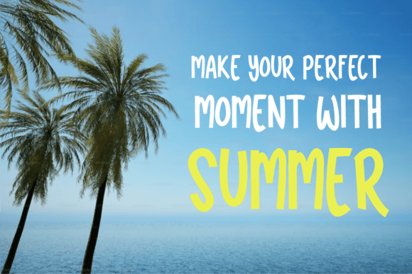 Road Summer Font PNG with transparent background - Preview 2