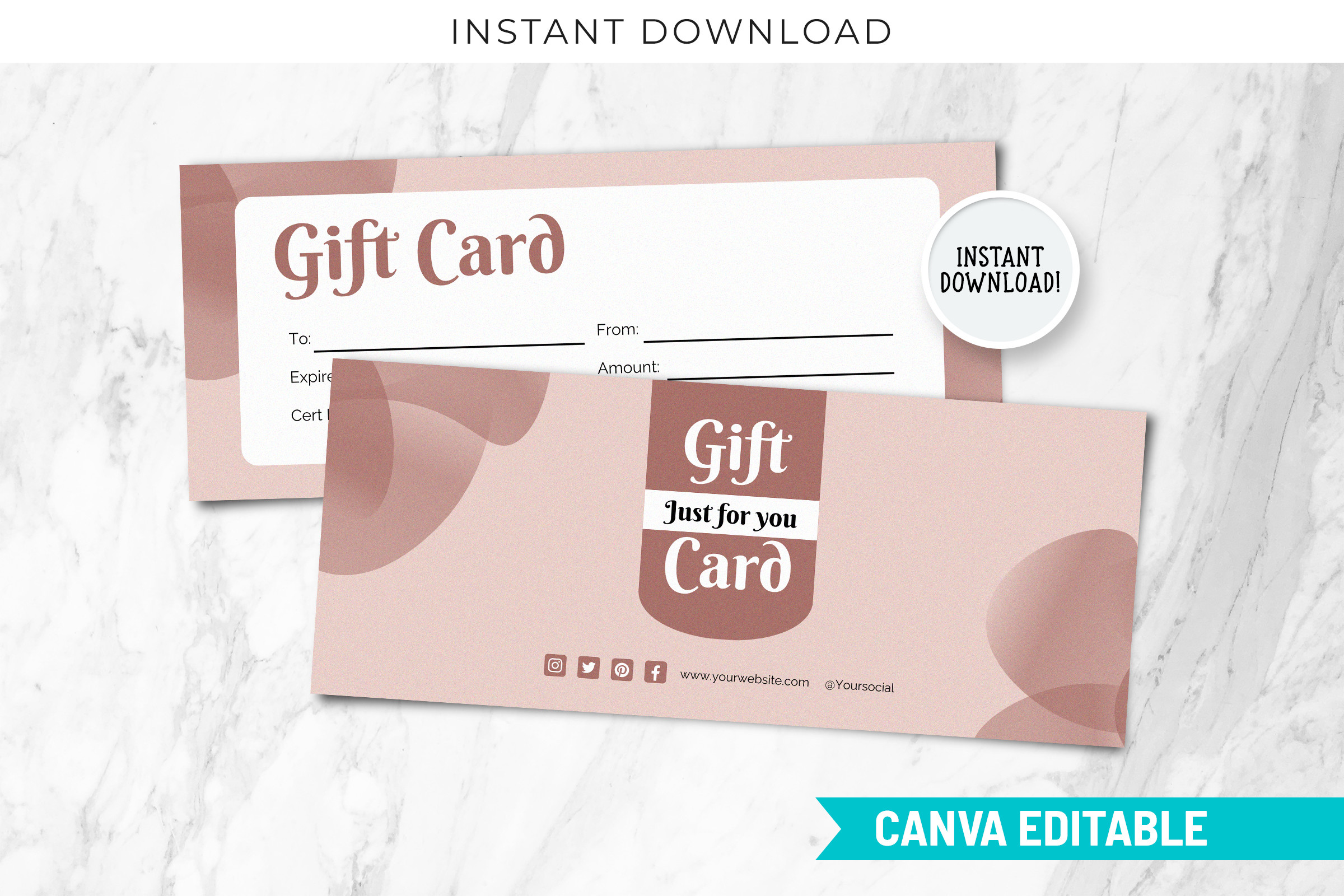 Small Business Gift Certificate Template