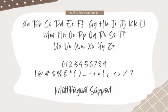 Smiley Hamster Font PNG with transparent background - Preview 5