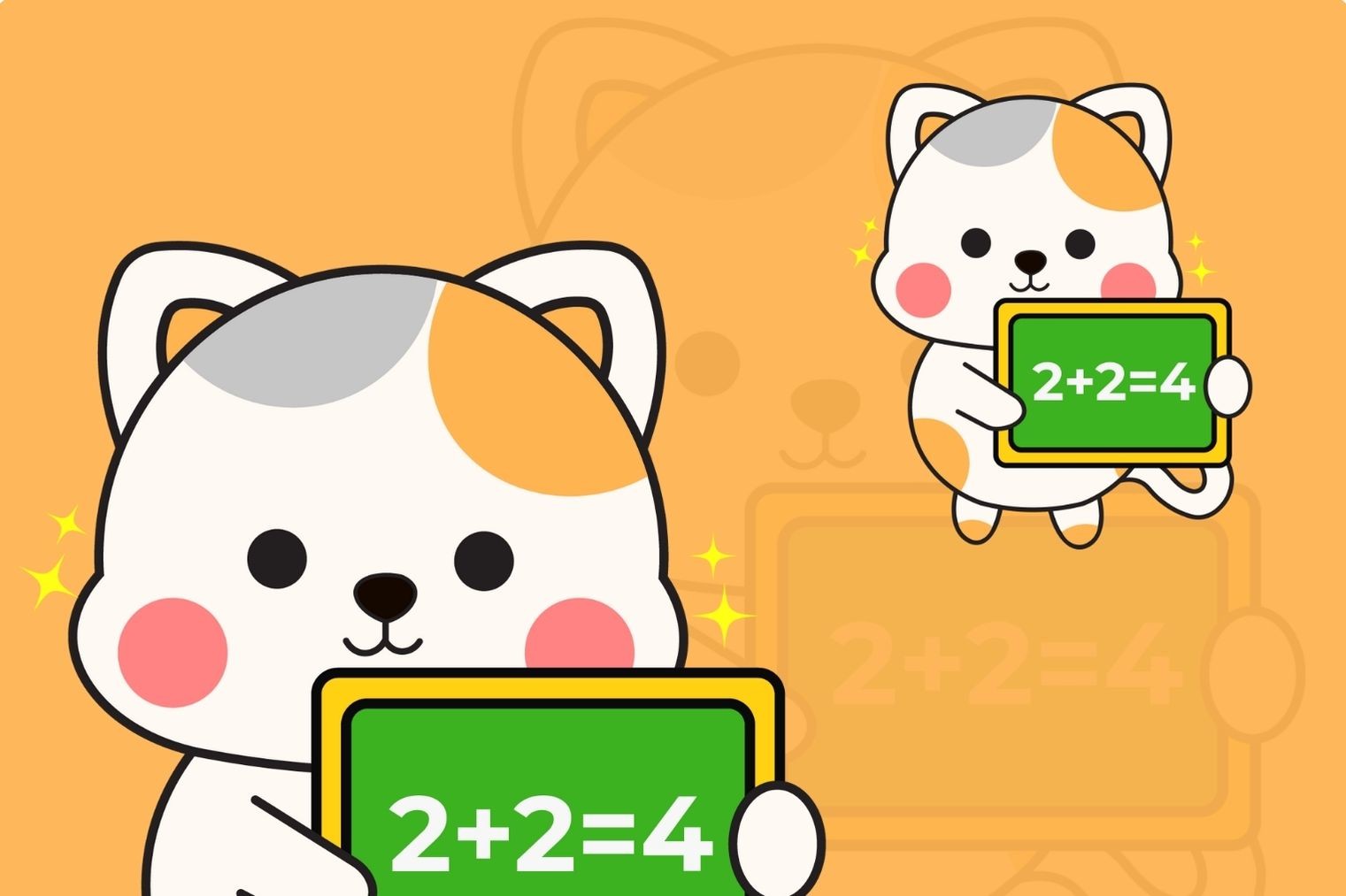 Teaching Materials Cute Cat Animals V