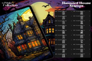 100+ Procreate Haunted House Stamps Graphic by myprintscollection ...