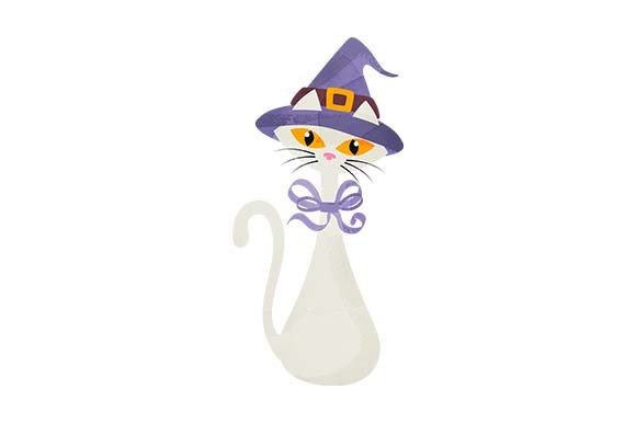 Halloween Cat - Watercolor