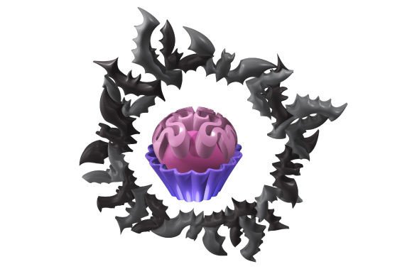 Brains Cupacke