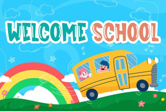 Back to School Font - Preview 2