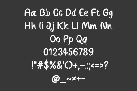 Cutiepie Font - Preview 2