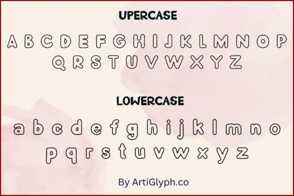 Echolite Outline Font - Preview 1