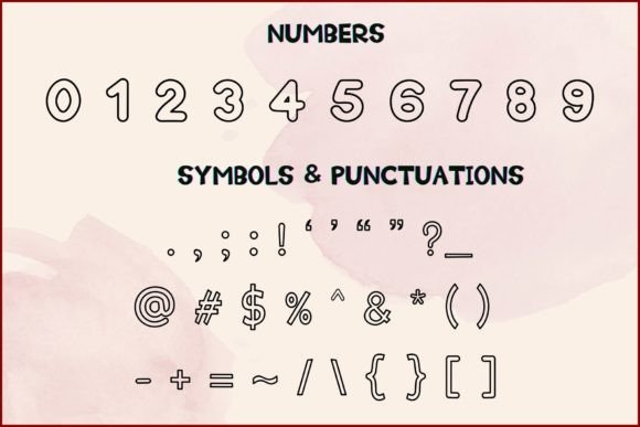 Echolite Outline Font - Preview 2