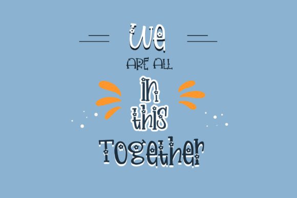 Flower Tops Font - Preview 1