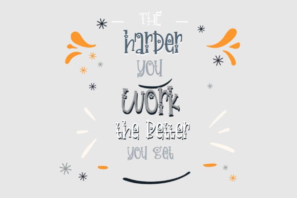 Flower Tops Font - Preview 2