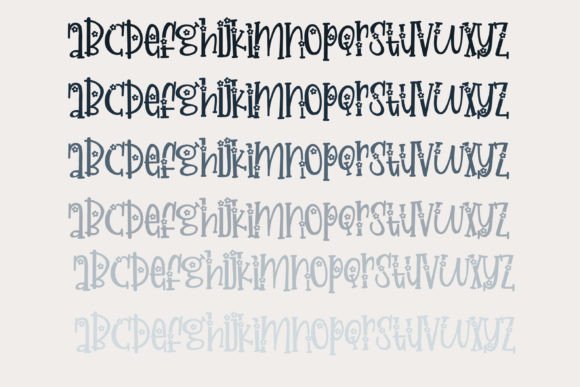 Flower Tops Font - Preview 4