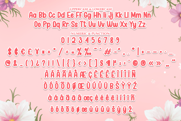Flowery Font - Preview 6