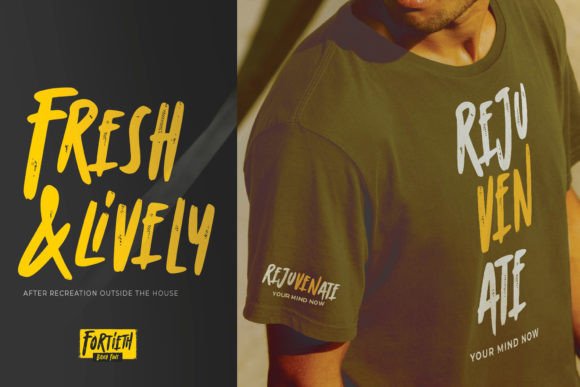 Fortieth Font - Preview 1
