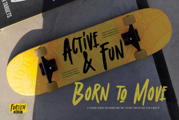 Fortieth Font - Preview 3