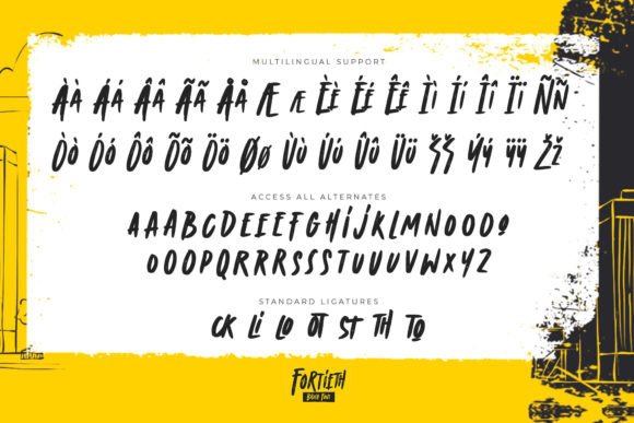 Fortieth Font - Preview 6