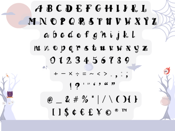Hades Font PNG with transparent background - Preview 1