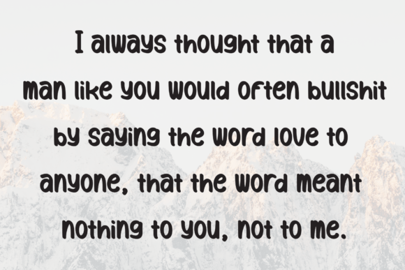 Humbled Font PNG with transparent background - Preview 5