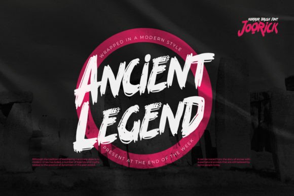 Joorick Font PNG with transparent background - Preview 3