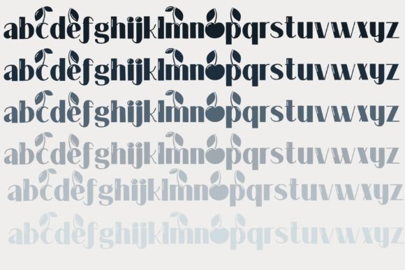 Longmire Cherrry Font PNG with transparent background - Preview 4