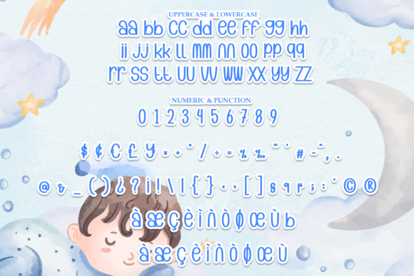 Lucky Dream Font PNG with transparent background - Preview 6
