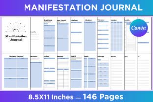 Manifestation Journal Canva Interior Graphic by SM INTERIOR · Creative ...
