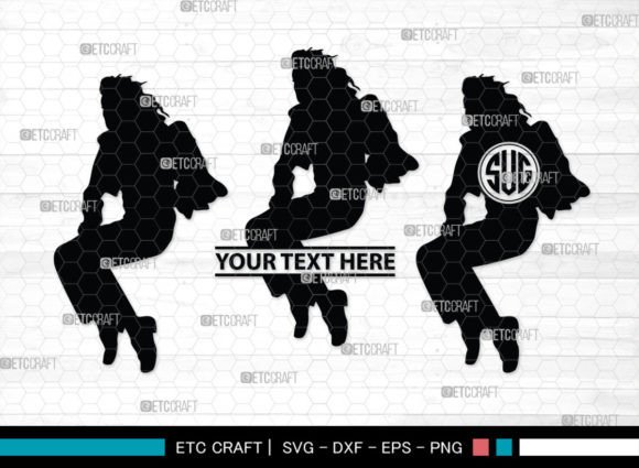 Michael Jackson Monogram, Pop Singer SVG Graphic Crafts By Pixel Elites
