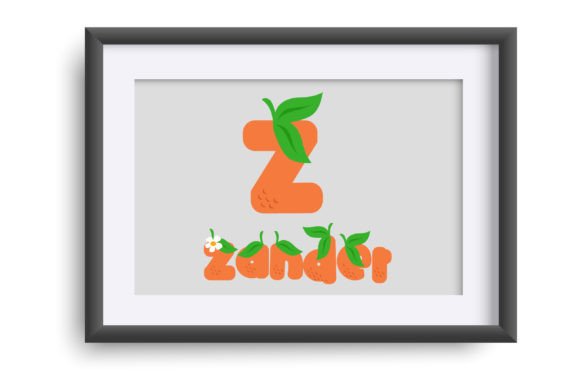 Orange You Glad Font PNG with transparent background - Preview 4