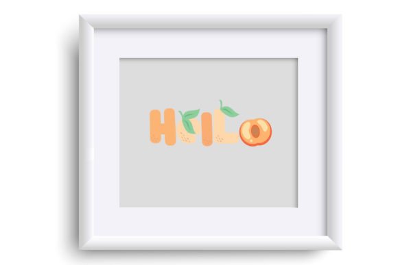 Peach Lemonade Font PNG with transparent background - Preview 4