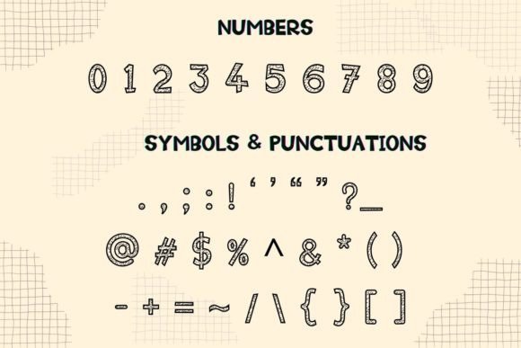 Quillsketch Patch Font PNG with transparent background - Preview 2