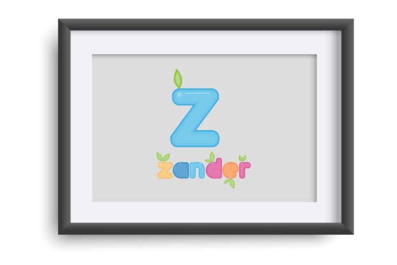 Rainbowberry Font PNG with transparent background - Preview 3