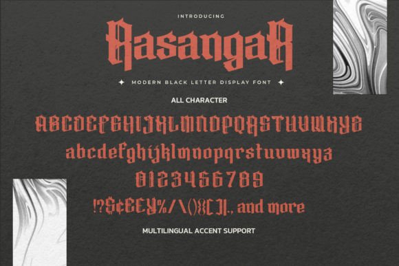 Rasangar Font PNG with transparent background - Preview 5