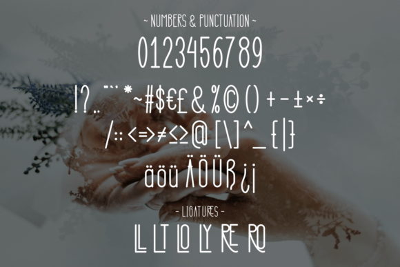 Renita Font PNG with transparent background - Preview 6