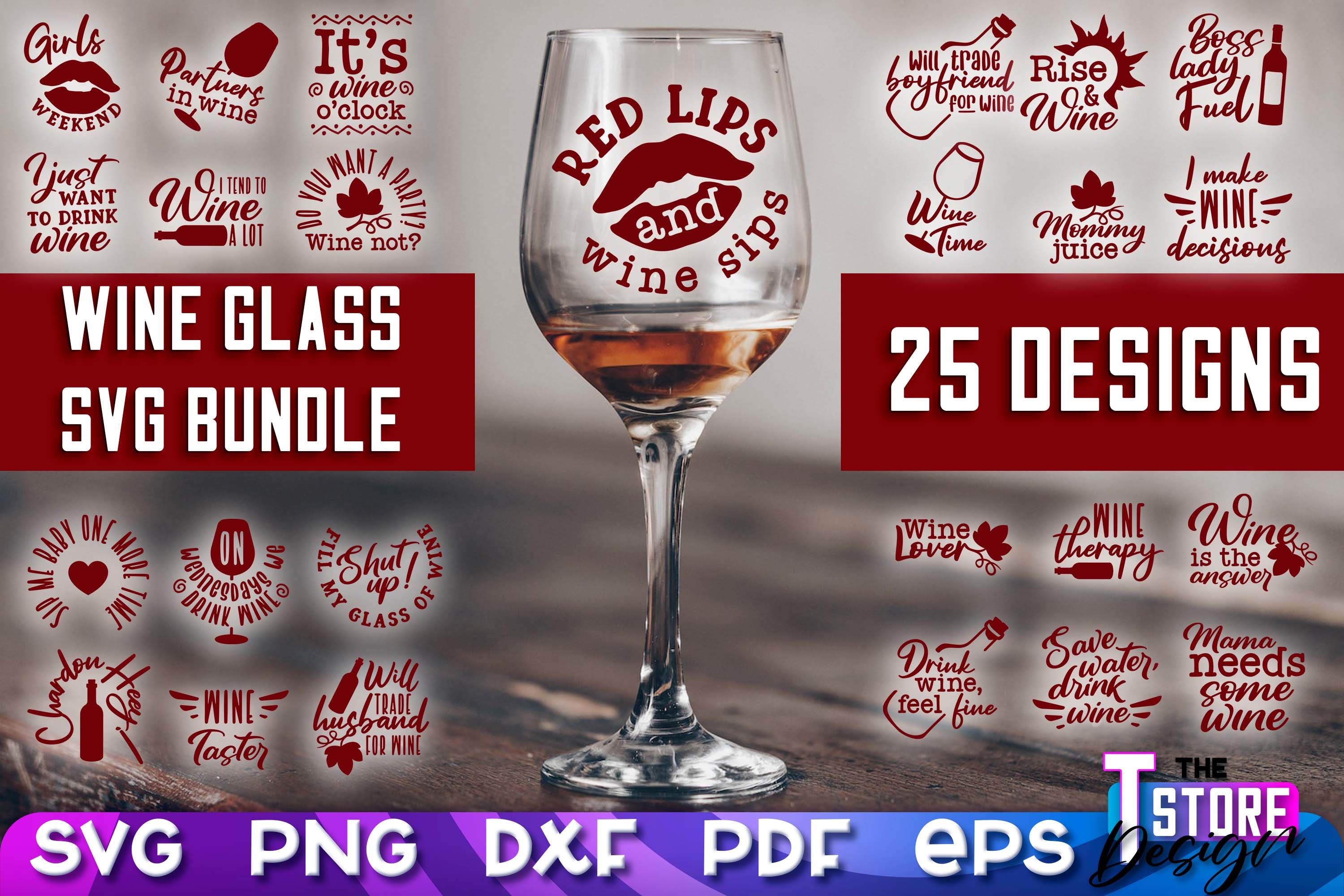 Wine Glass SVG Design | Alcohol SVG Quotes
