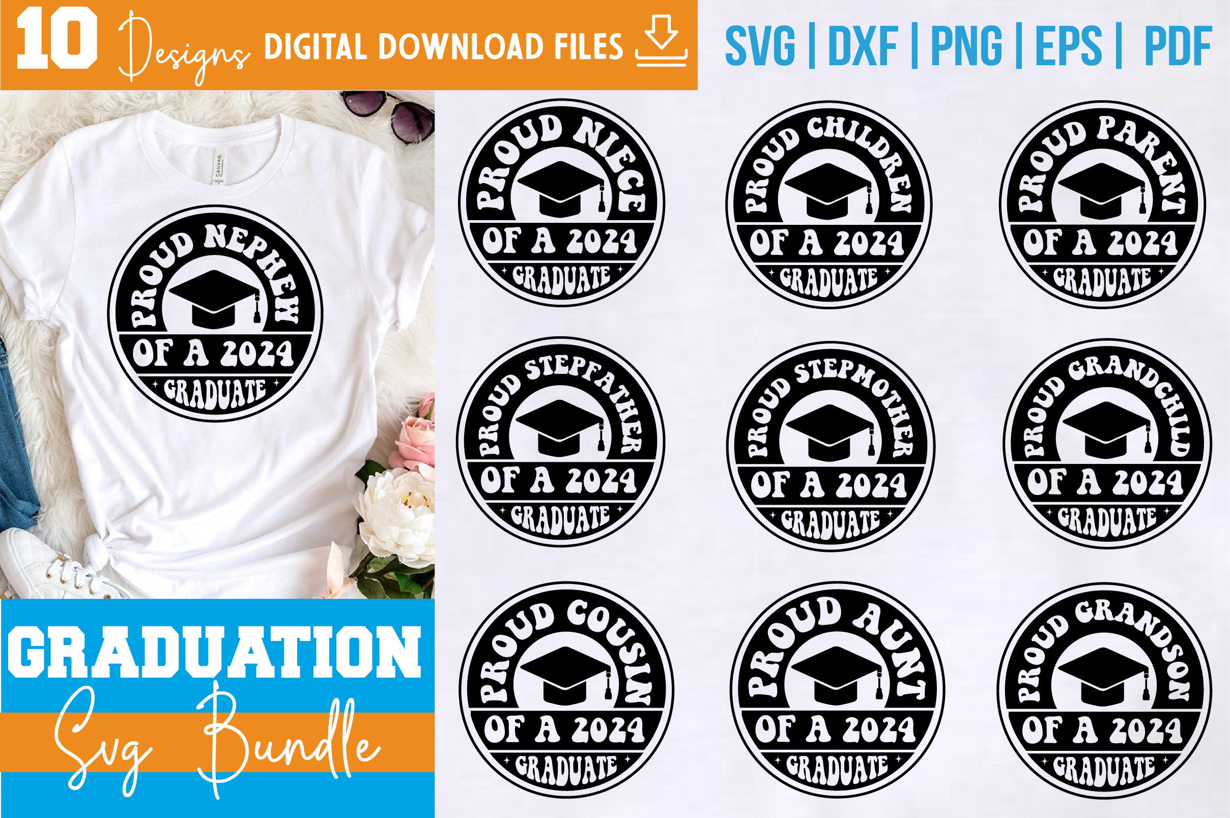 Graduation Svg Bundle Vol-2 Graphic by belysvgbundlefiles · Creative ...