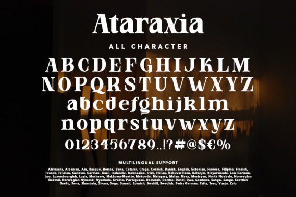 Ataraxia Font - Preview 6