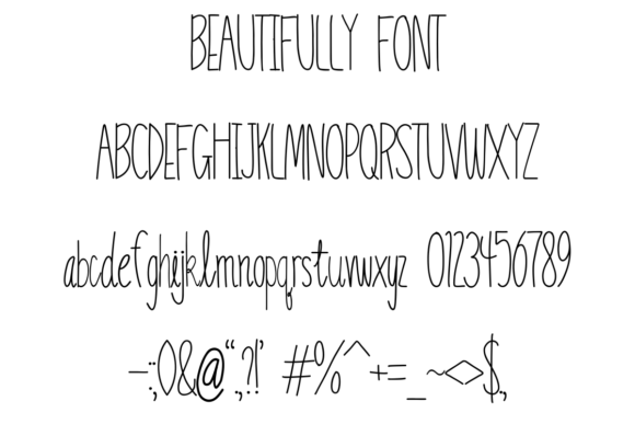 Beautifully Font - Preview 3