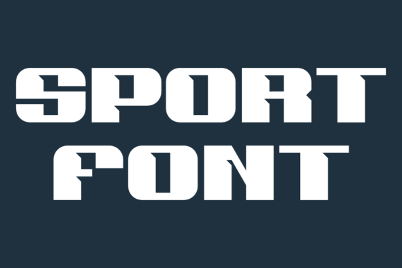 Bold Sports Font - Preview 1