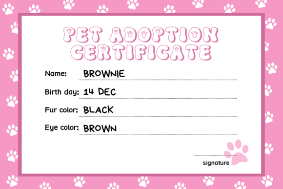 Cat and Dog Font - Preview 3