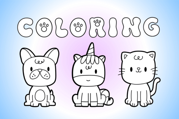 Cat and Dog Font - Preview 6