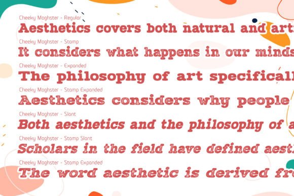 Cheeky Moghster Font - Preview 5