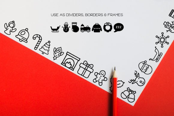 Christmas Icons Font - Preview 6