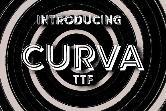 Curva Font by vladimirnikolic · Creative Fabrica