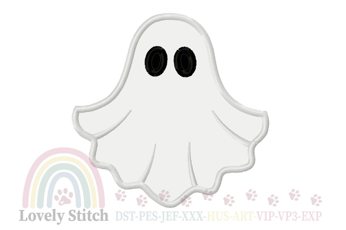 Halloween Ghost Embroidery