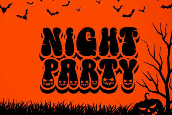 Halloween Groovy Font - Preview 2